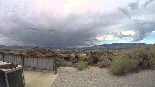 Timelapse of July 1 2014 Microburst from NWS Reno [upl. by Falda]