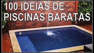 100 IDEIAS DE PISCINAS PARA FAZER GASTANDO POUCO DINHEIRO [upl. by Cthrine736]