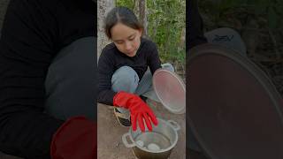 Single mom show SMART idea and USEFUL for survival in Wild camping outdoor bushcraft lifehacks [upl. by Happ]