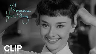 ROMAN HOLIDAY  quotHaircutquot Clip  Paramount Movies [upl. by Noirda]