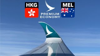 CATHAY PACIFIC A350 PREMIUM ECONOMY Improvement Needed ⚠️ [upl. by Bannon]