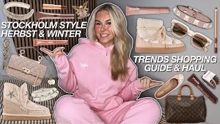 HERBSTWINTER TREND GUIDE 🍂 stockholm style outfits shopping guide [upl. by Guidotti]