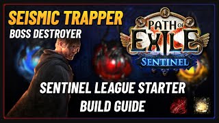 PoE 318  Seismic Trap League Starter Build Guide [upl. by Anoit]