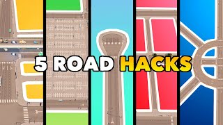 5 Road Hacks you need to know in Cities Skylines  No Mods needed [upl. by Nlycaj]