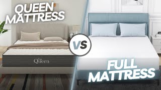 Queen vs Full Mattress  Which Size is Right for You [upl. by Nnairret]