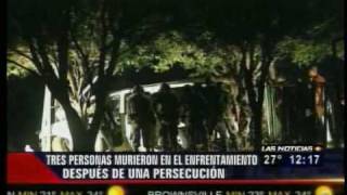 Balacera En Nuevo Leon Tres Muerto y Narcolista De policias 290909 TELEVISA MONTERREY [upl. by Nosrac460]