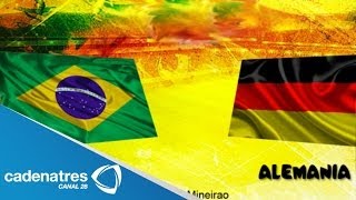 Semifinal entre Brasil vs Alemania en el mundial 2014 [upl. by Schmidt]