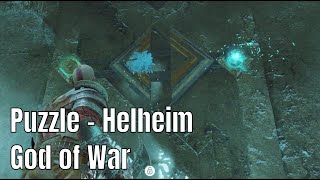 Desembarco de Helheim Puzzle Puerta  God of War [upl. by Yhtuv]