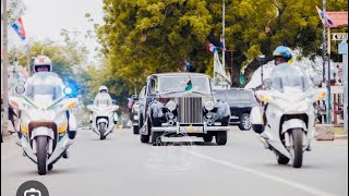 Otumfuo’s Massive convoy to Cape Coast for the Oguaa Fetu Festival [upl. by Oeak]