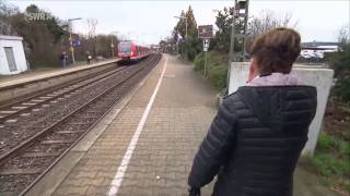 Gefahr an der Bahnsteigkante in KernenRommelshausen  verletzte Fahrgäste  SWR HD [upl. by Millwater]