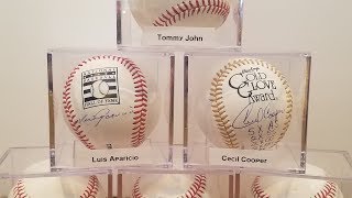 Newest Autographed Baseballs in my collection [upl. by Therron]