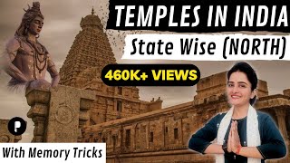 Temples in India  North India  Indian Art amp Culture  Memory Tricks by Maam Richa  Lecture 1 [upl. by Inuat]