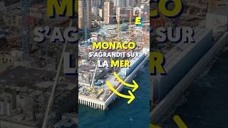 Monaco s’agrandit sur la mer  🇲🇨 shorts [upl. by Teevens]