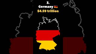 Top 10 Largest Economies in the World in 2024 Based on GDP  top10 largesteconomies edit [upl. by Jueta]