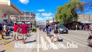 Aftermath of Typhoon OdetteRai Mandaue Cebu Philippines【4K】 [upl. by Ajin823]