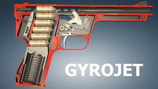 How a Gyrojet Pistol Works [upl. by Laehcim]