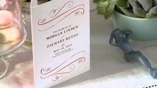 Free Wedding Invitation Samples from WeddingPaperDivascom [upl. by Eiblehs685]