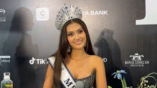 PRESS CONFERENCE WINNER MISS COSMO 2024 AFTER CORONATION NIGHT [upl. by Icyac]