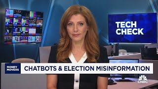 New report shows AIpowered chatbots could spread election misinformation [upl. by Nnaoj]