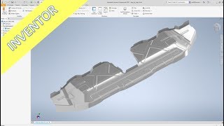 Crossbeam Part 1  Inventor 2020 Training  Surfaces [upl. by Arst]