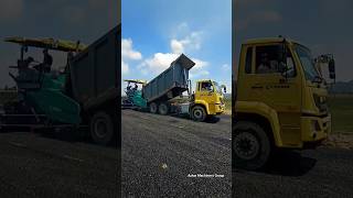 Vogele Paver DBM Laying youtubeshorts viralvideo viralshort youtube vögele paver pc truck [upl. by Forland]