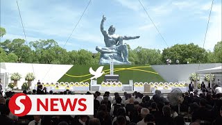 Japan commemorates 79th anniversary of Nagasaki atomic bombing [upl. by Gneh]