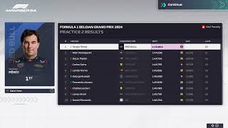 F1 MANAGER 2024 ALPINE NO COMMENTARY CAREER MODE 14 BELGIUM DREAM RESULT [upl. by Jochebed378]