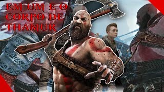 God Of War PS4 Parte 11 O Corpo De Thamur O Gigante [upl. by Imoian]