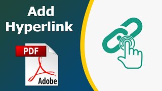 How to add a hyperlink in a PDF document using adobe acrobat pro dc [upl. by Meijer]