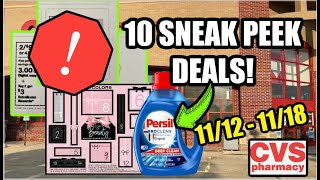 CVS SNEAK PEEK DEALS STARTING 1112  10 New Deals [upl. by Orrin]