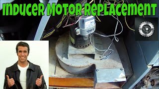 Gas Furnace Repair  Inducer Motor Replacement [upl. by Damita]