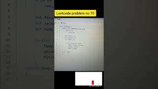 Climbing stairs  Leetcode problem solving leetcode java shots [upl. by Reidid861]