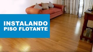 Cómo instalar un piso flotante de madera sólida [upl. by Dorey19]