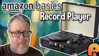 Amazon Basics Record Player  Unboxing amp Review vinyl amazon turntable [upl. by Giesser446]