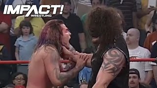 Jeff Hardy vs Abyss  FALLS COUNT ANYWHERE  FULL MATCH  Destination X March 13 2005 [upl. by Virgy]