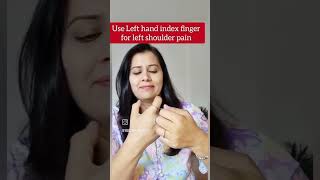 Shoulder Pain Try this easy rubber Band Acupressure Therapy [upl. by Nnylyma770]