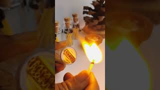 Matchstick Mini Bottle diy howtomakecandlesathome [upl. by Fawna]