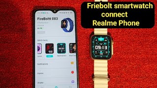 firebolt smartwatch connect to phone  Realme Phone connect to firebolt smartwatch smartwatch [upl. by Delamare63]