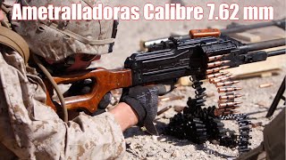 Las 10 Mejores Ametralladoras del Calibre 762 mm [upl. by Artamas]