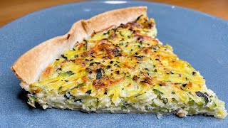 Quiche à la Courgette 🥒  Simple et rapide [upl. by Jessey]