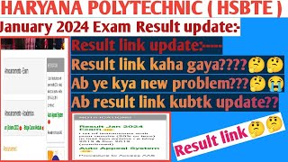 Hsbte Semester exam result update Haryana Polytechnic result update Hsbte result 2024 [upl. by Curnin610]