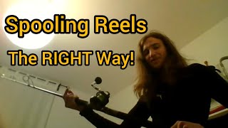 Reel Spooling splicing techniques cortlandbraid Rod Review azores [upl. by Nosemyaj826]