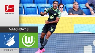 TSG Hoffenheim  VfL Wolfsburg 31  Highlights  Matchday 3 – Bundesliga 202324 [upl. by Eloise]