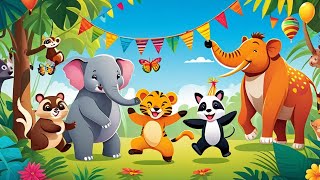 quotAnimal Dance Party amp Fun Learning Songs  English KIDS Nursery Rhymesquot [upl. by Thar]