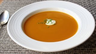 Roasted Butternut Squash Soup  Easy Butternut Squash Soup Recipe [upl. by Hendrix]