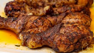 Juicy amp Tender Baked Chicken Drumsticks Recipe  How To Make Baked Chicken  Chaz’s Lifestyle [upl. by Ekul279]