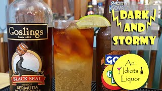 Dark and Stormy Cocktail Recipe w Goslings Dark Rum [upl. by Stilu]