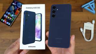 Samsung Galaxy A35 5G Unboxing Samsungs 400 Phone [upl. by Aneelas]