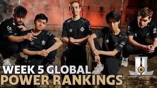 Week 5 Global LoL Power Rankings  2024 Spring Split [upl. by Otinauj]