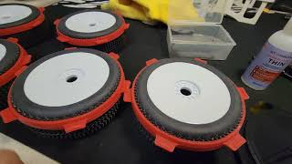 Gluing RC 18 Scale Buggy Tires with the Raceform Tire Gluing Jig [upl. by Ko]